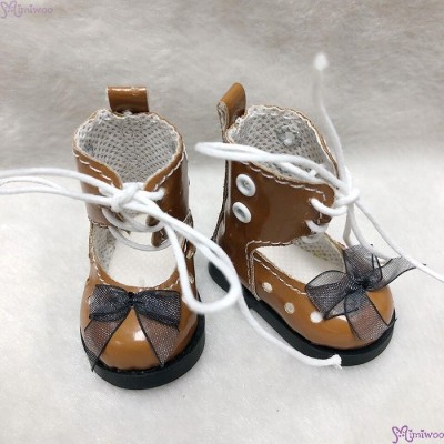 SHU074BRN Mimiwoo Yo-SD 1/6 bjd Doll Shoes Lace Hole Boots Brown SHU074BRN Mimiwoo Yo-SD 1/6 bjd Doll Shoes Lace Hole Boots Brown